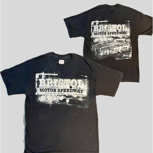 2008 Chase Authentics NASCAR Bristol Motor Speedway Front/Back Graphic Tee Med